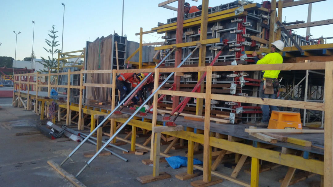 eden breakwater wharf construction
